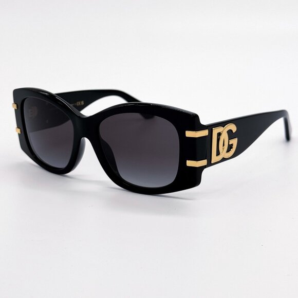 NEW DG4501 501/8G DOLCE&GABBANA GOLD SHIELD SUNGLASSES DG4501 - Picture 3 of 10
